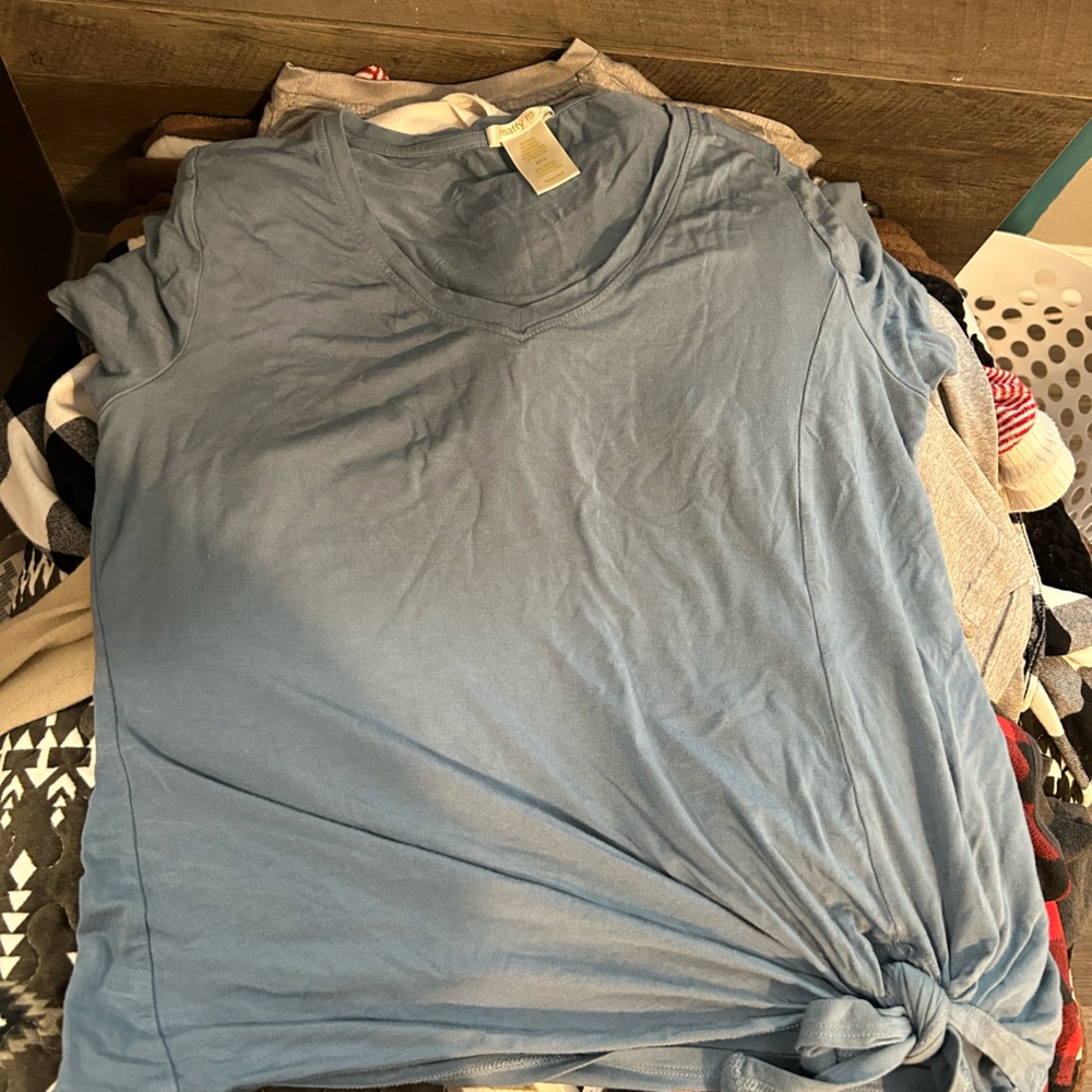 Matty M Soft Blue Top